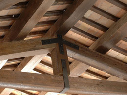 capriata tetto in legno