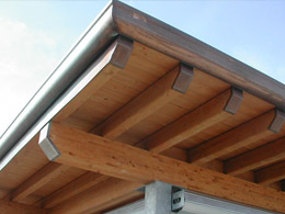 dettaglio tetto legno